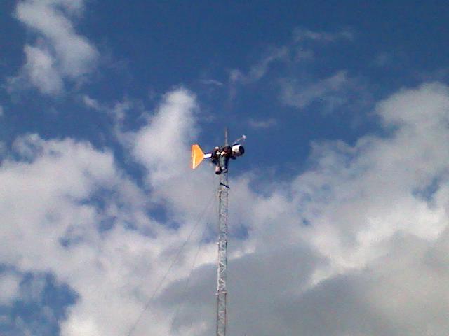 Assembling 10 kw Bergey Wind Turbine with 140' Tower